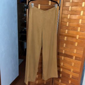 Boho Bliss: 100% Silk Wide Leg Pants for Effortless Style and Airy Comfort